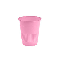 MARK3 Disposable 5 oz Plastic Cups - Pink - 1000/Cs. Made with Polypropylene
