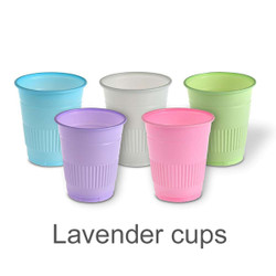MARK3 Disposable 5 oz Plastic Cups - Lavender - 1000/Cs. Made