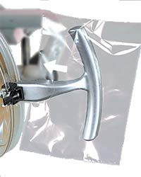 Cargus 4' x 5.75' Plastic Sleeves for T-Style Light Handle, Clear, Box of 500