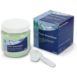 Cavex GreenClean Alginate Remover, 1 kg jar with scoop. Cleans up to 500 trays