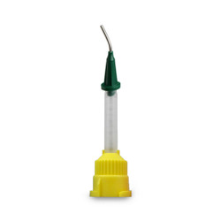 Encore D/C Mixing Nozzles Access Combo, Yellow Hub with Tip. Package of 50