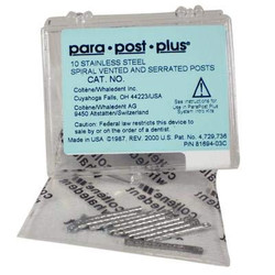 ParaPost Plus P244-4 yellow .040' (1.0mm) stainless steel post, 10 post refill