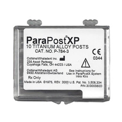ParaPost XP P784-3 brown .036' (9mm) titanium post, 10 post refill