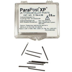 ParaPost XP P784-6 black .060' (1.5mm) titanium post, 10 post refill