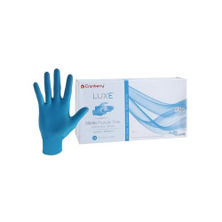 Luxe Nitrile Exam Gloves, Medium, Powder Free, Non-Sterile, Blue, 300/Box