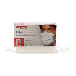 Ultra Sensitive FogFree Level 3 Earloop Face Mask - White 40/Box. Fluid