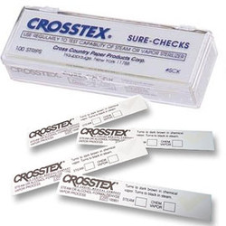 Sure-Check Strips - White 3.75' x .625' (10 x 2cm) 100/Box. Class 4 indicator