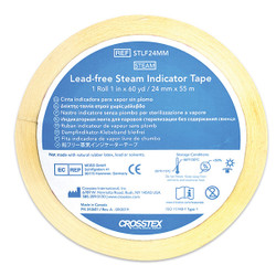 Crosstex 1' Steam Indicator Tape, 60 Yards Per Roll, 1/Pk. Color change