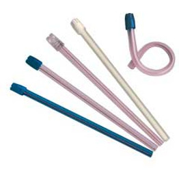 Advantage Saliva Ejectors Blue/Blue with Wire-Reinforced Tube, Plastic, Case