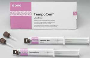 TempoCem Smartmix, Eugenol Standard Package: 2 - 11 Gm. Syringes and 10