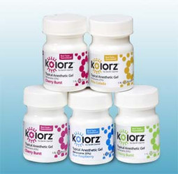 Kolorz Cotton Candy Topical Anesthetic Gel, 20% Benzocaine, No Bitter After