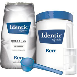 Identic Dust Free Alginate Fast Set - 8 lb Value Pack. Anti-microbial, Pink