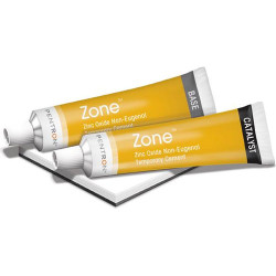 Zone Non-Eugenol Temporary Cement - Standard Tube Package: 20 Gm. Base, 30 Gm