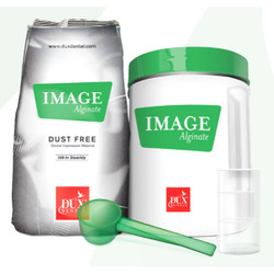 Image Dust Free Alginate - Fast Set, Starter Pak: 500 g Pouch, Canister, Scoop