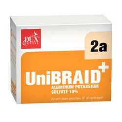 UniBraid 2A #2 Medium Pre-Cut (2' lengths) Retraction Cord with Aluminum