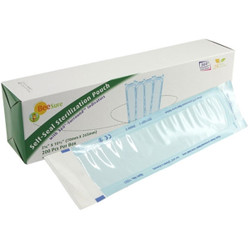 BeeSure Sterilization Pouch 2-3/4' x 10-1/2' 200/Pack. Self-seal, Triple sealed