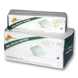 BeeSure Non-Woven Sponge NS 2x2 5000/Pack 4-ply rayon and polyester blended