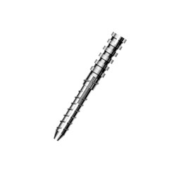 Flexi-Post red #1 titanium post refill, containing 10 titanium posts, 1 primary