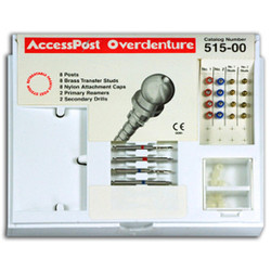 AccessPost Overdenture Indirect Introductory Kit: 8 Passive Retreatable
