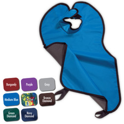 Flow X-Ray Adult (24' x 26') Apron with Attached Collar - MEDIUM BLUE