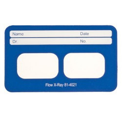 Perfect Pocket Film Mounts Vinyl/Blue 2 Window Horizontal, Size 0, box of 100