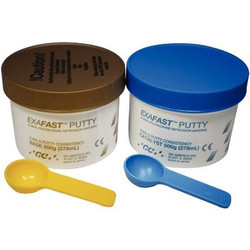 Exafast Putty, Fast Set VPS, Standard Package: 1 Jar Base