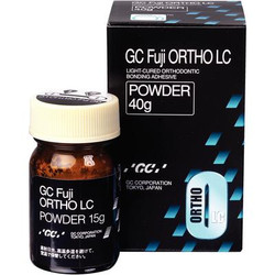 GC Fuji Ortho LC Powder Only: 40 Gm. Bottle. Light-Cure Resin Reinforced Glass