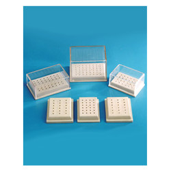 Infection ControlMirabor Bur Blocks 48 hole CA Beige Bur Block with transparent cover