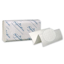 Signature 2-Ply Premium Multifold Paper Towels. White 9.2' x 9.4', Soft