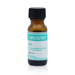 Orostat Hemostatic Solution, 8% dl Epinephrine HCL. 10 cc Bottle