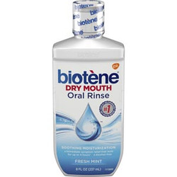 Biotene Dry Mouth Oral Rinse, Fresh Mint, Case of 12 - 8 oz. bottles