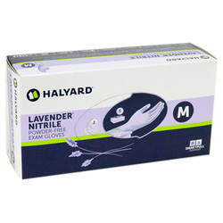 Infection ControlHalyard Lavender Nitrile Exam Gloves: MEDIUM 250/Bx.