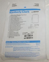 Kimberly-Clark Absorbent Towels, Two-Pack, Sterile 15' x 22', Case of 200