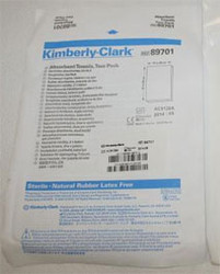 Infection ControlKimberly-Clark Absorbent Towels, Two-Pack, Sterile 15' x 22', Case of 200