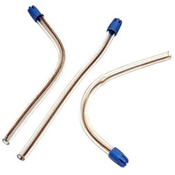 Infection ControlHouse Brand Saliva Ejectors Clear/Blue with Wire-Reinforced Tube, 100/Pk.