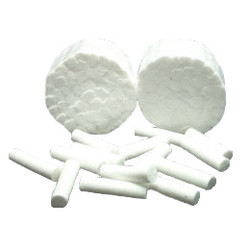 Infection ControlHouse Brand Plain Wrapped Cotton Rolls 1-1/2' x 3/8', #2 Medium, 2000/Box