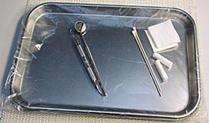 House Brand Type B: 10-1/2' x 14' Disposable Tray Sleeves, Clear Plastic. Box