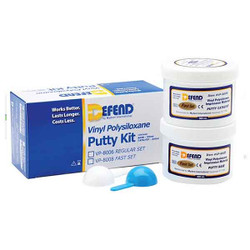 Infection ControlHouse Brand VPS Impression Putty Fast Set, 250 ml base & 250 ml catalyst