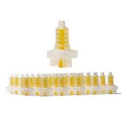 House Brand Dynamic Mixing Tips, Yellow. Package of 50