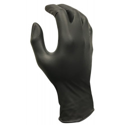 Infection ControlHouse Brand Nitrile Exam Gloves: LARGE Black - Powder-Free 100/Bx