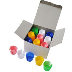 House Brand Disposable Dappen Dishes, Assorted Colors, Plastic. Box of 100