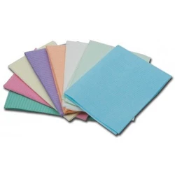 Infection ControlHouse Brand Patient Bibs PEACH 3 Ply, 500/case