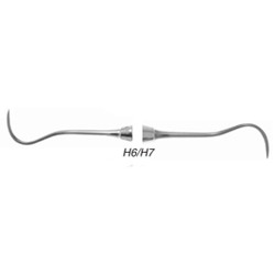 House Brand #H6/H7 DE Scaler with 3/8' Round Handle #6