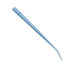 House Brand Disposable 1/16' Blue Surgical Aspirating Tips, Bag of 25