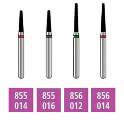 Infection ControlHouse Brand FG #855.016 Coarse, Round End Taper, Single Use Diamond Burs, 10/Pk