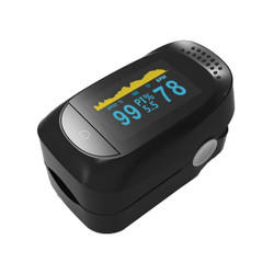 House Brand Fingertip Pulse Oximeter with 4-Way Display, 6,000 Spot Checks