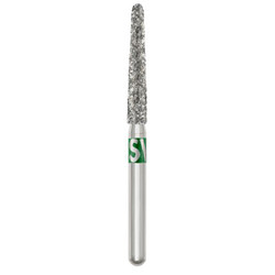 Infection ControlHouse Brand FG 856L.018 Coarse, Round End Taper, Single Use Diamond Bur, 10/Pk