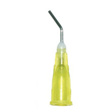 Infection ControlHouse Brand Pre-Bent Needle Applicator Tips, 20 Gauge Yellow, Blunt-end tip