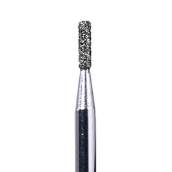 Infection ControlHouse Brand FG 835.010M Cylinder Flat End, Medium Grit Diamond Burs, 10/Pk