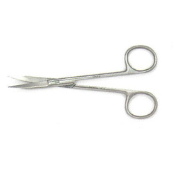 Infection ControlHouse Brand Scissor - Goldman-Fox 5' Curved, Serrated. One blade is serrated